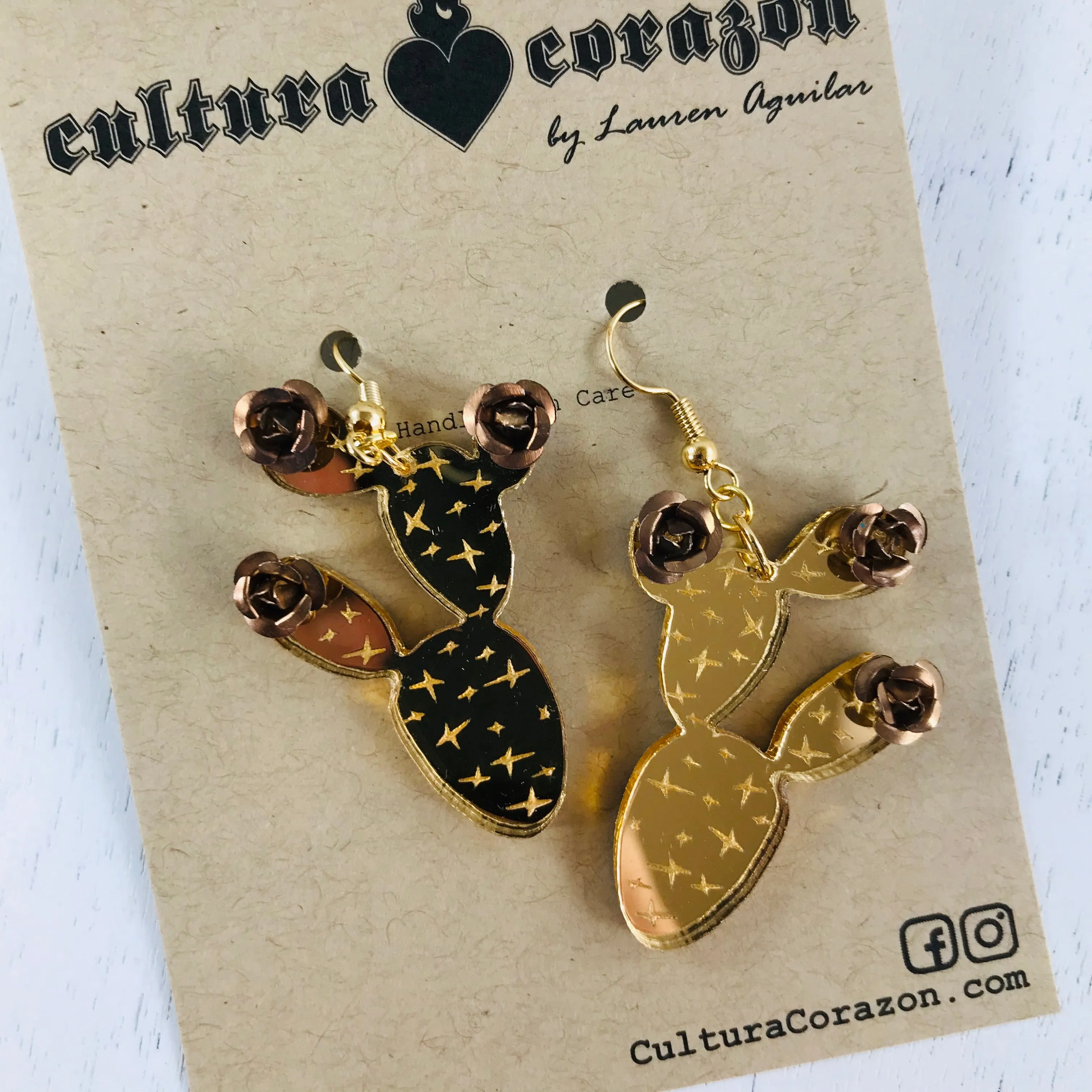 Prickly Pear Cactus Earrings