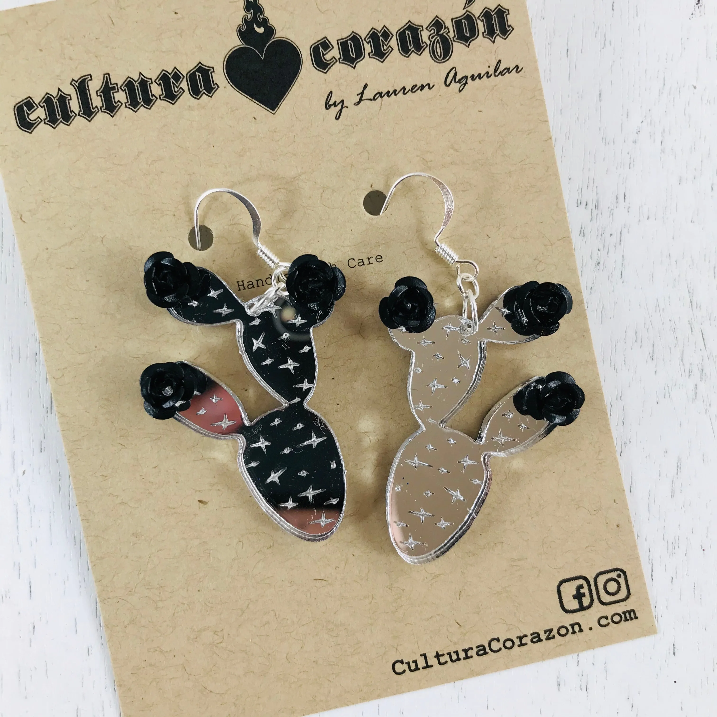 Prickly Pear Cactus Earrings