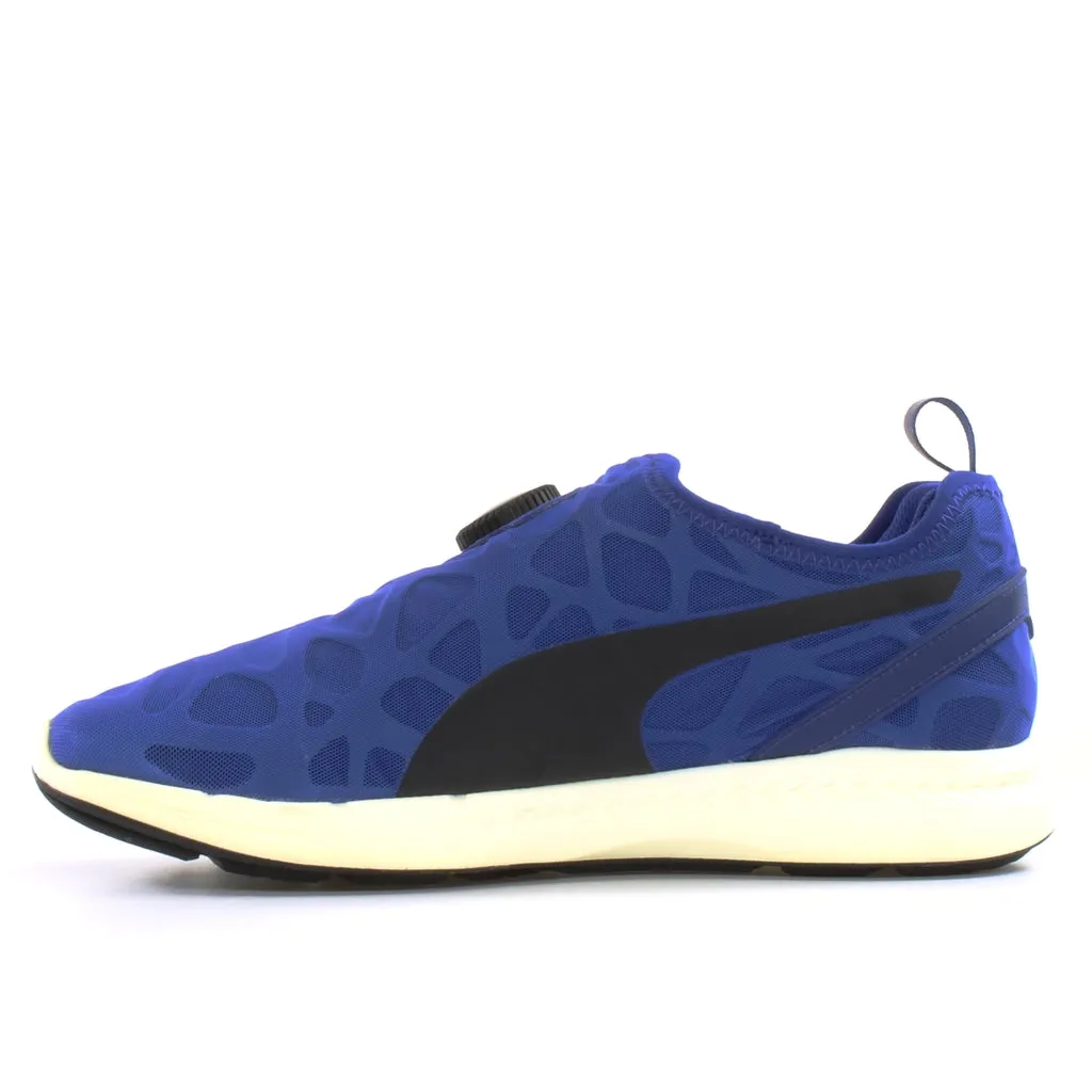 Puma Disc Sleeve Ignite Foam Blue Textile Disc Slip On Mens Trainers 360946 02