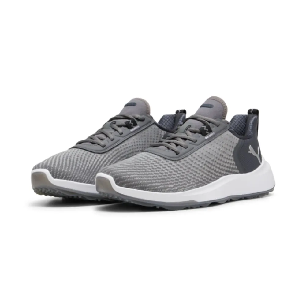 Puma Men's FUSION CRUSH SPORT Spikeless Golf Shoes - Slate Sky/Strong Gray