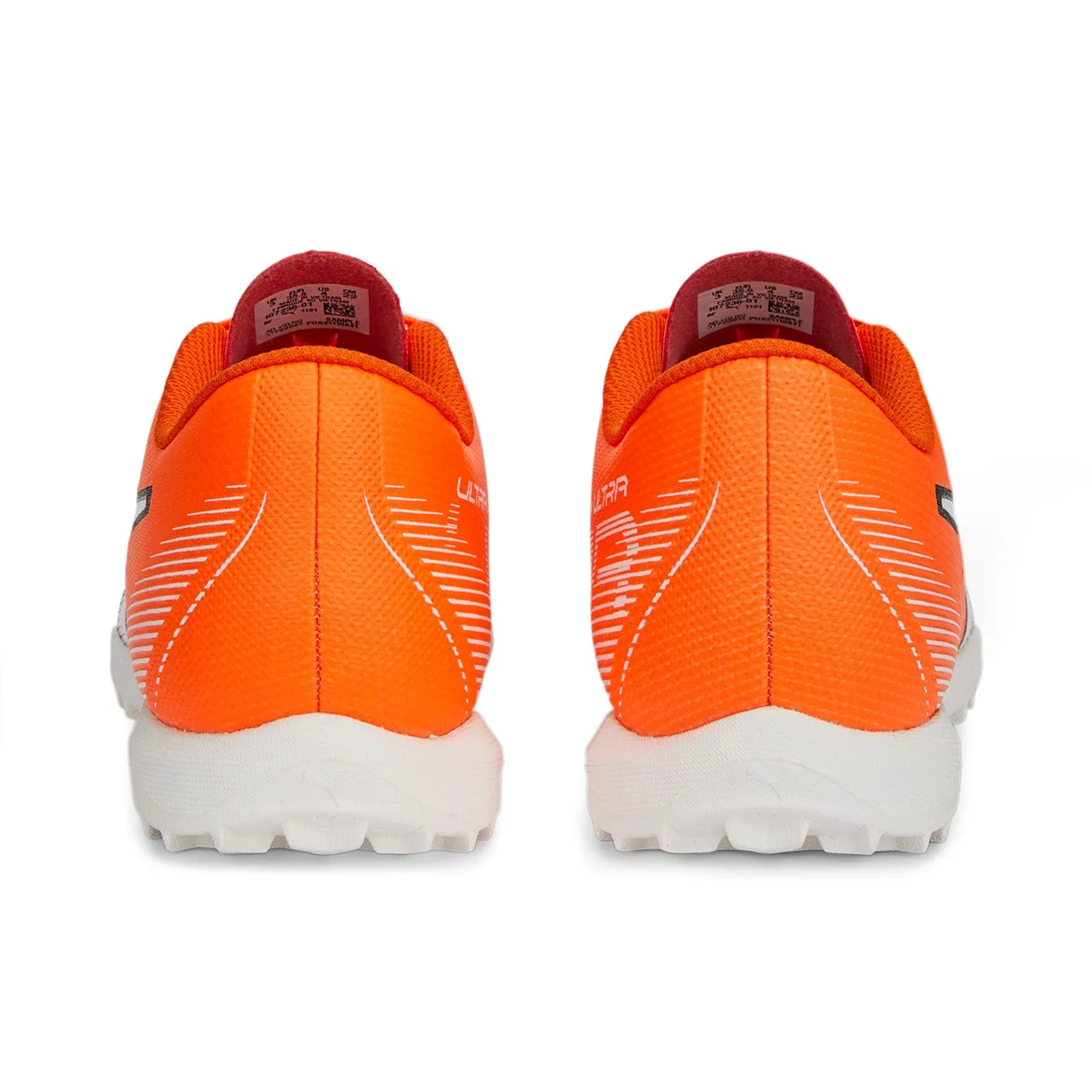 Puma Ultra Play TT boy's soccer shoe 107236 01 orange-white-blue