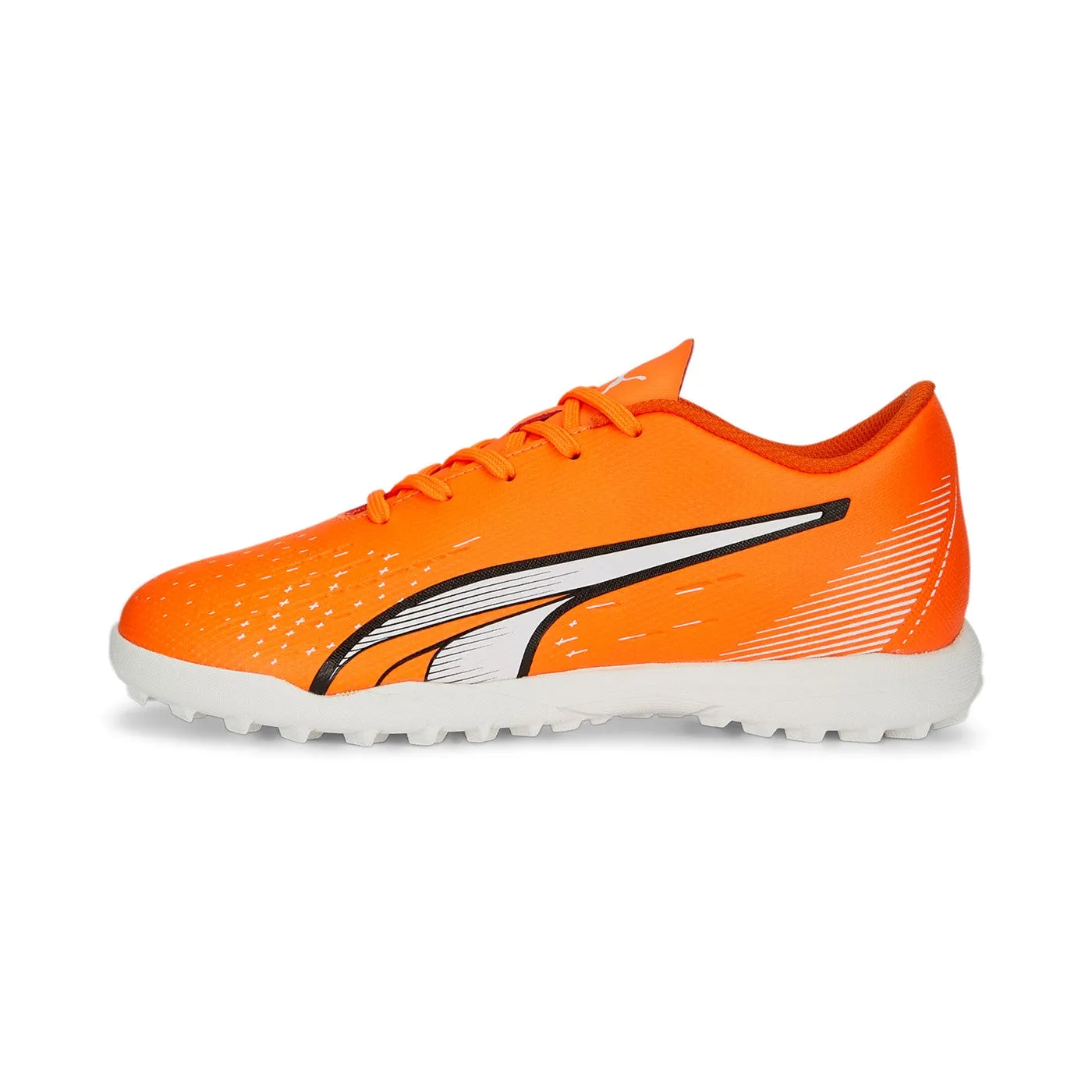 Puma Ultra Play TT boy's soccer shoe 107236 01 orange-white-blue