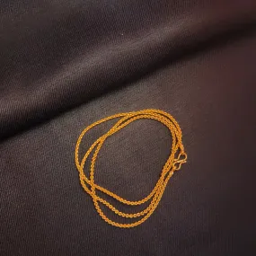 "Shimmer and Shine: Adorn Yourself with the Exquisite 24K Gold Plated Chain by Asp Fashion Jewellery"