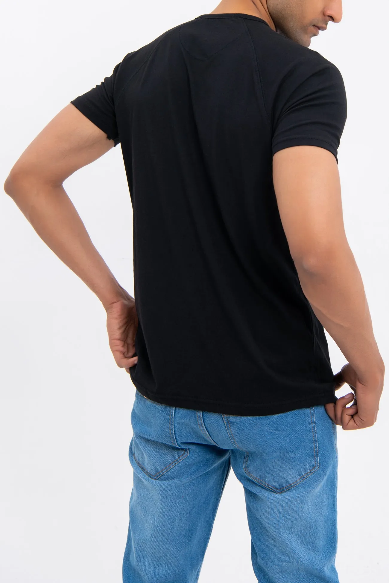 RELAXED FIT HENELY T-SHIRT