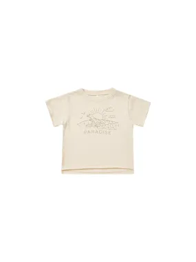 Rylee & Cru -Dinosaur Paradise Raw Edge Tee