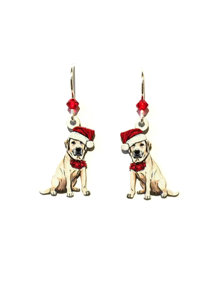 Santa Lab Earrings by Sienna Sky