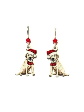 Santa Lab Earrings by Sienna Sky