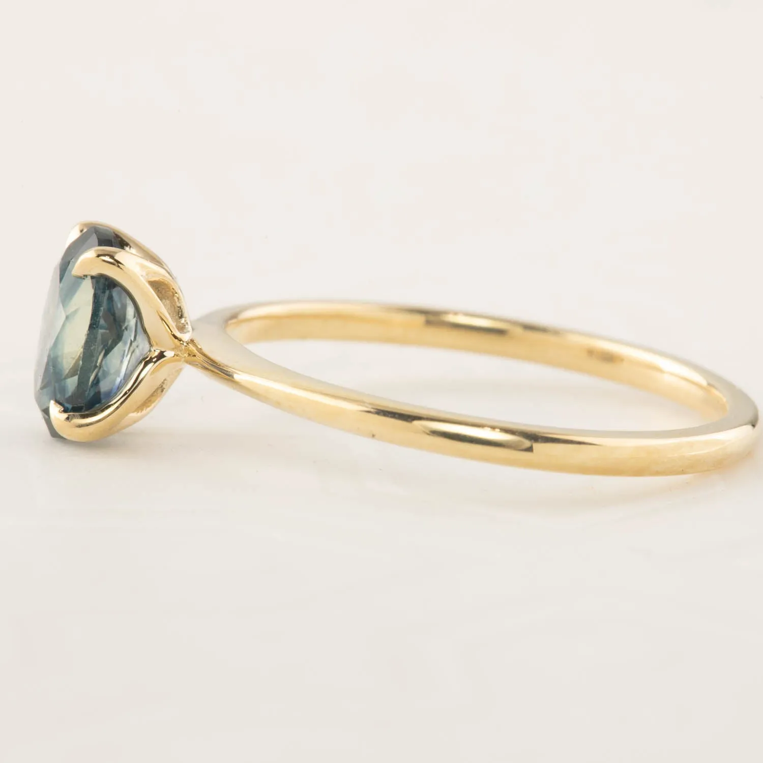 Sara Ring - 1.32ct Blue Montana Sapphire (One of a kind)