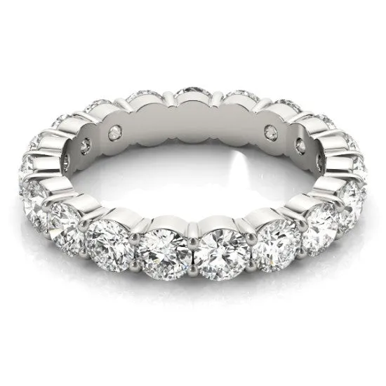 SPLENDOR 4.3 Carat Diamond Eternity Band in 14K/ 18K/ Platinum  GIA Graded 25 pointer G Color SI1 Clarity By Mike Nekta SIZE 7 to 9