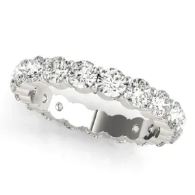 SPLENDOR 5.3 Carat Diamond Eternity Band in 14K/ 18K/ Platinum  GIA Graded  35 pointer G Color SI1 Clarity By Mike Nekta SIZE 5.5 to 7.5