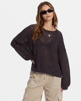 Sunlit Pullover Sweater - Black Sands