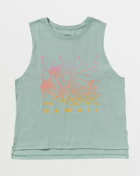 Sunny Days Hawaii Tank - Blue Surf