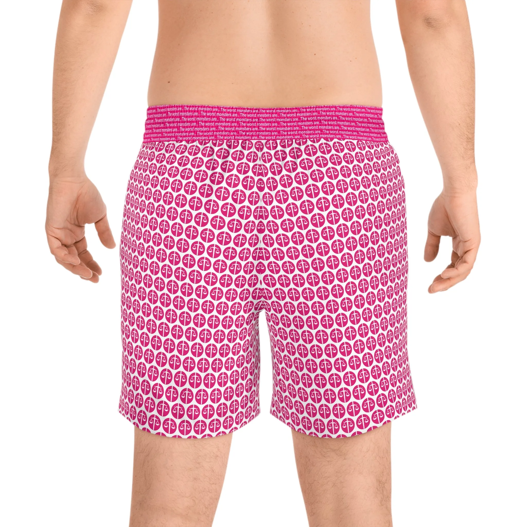 Sword and Scale Mid-Length Swim Shorts