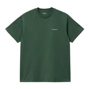 T-shirt Uomo Carhartt WIP S/S Script Embroidery Verde