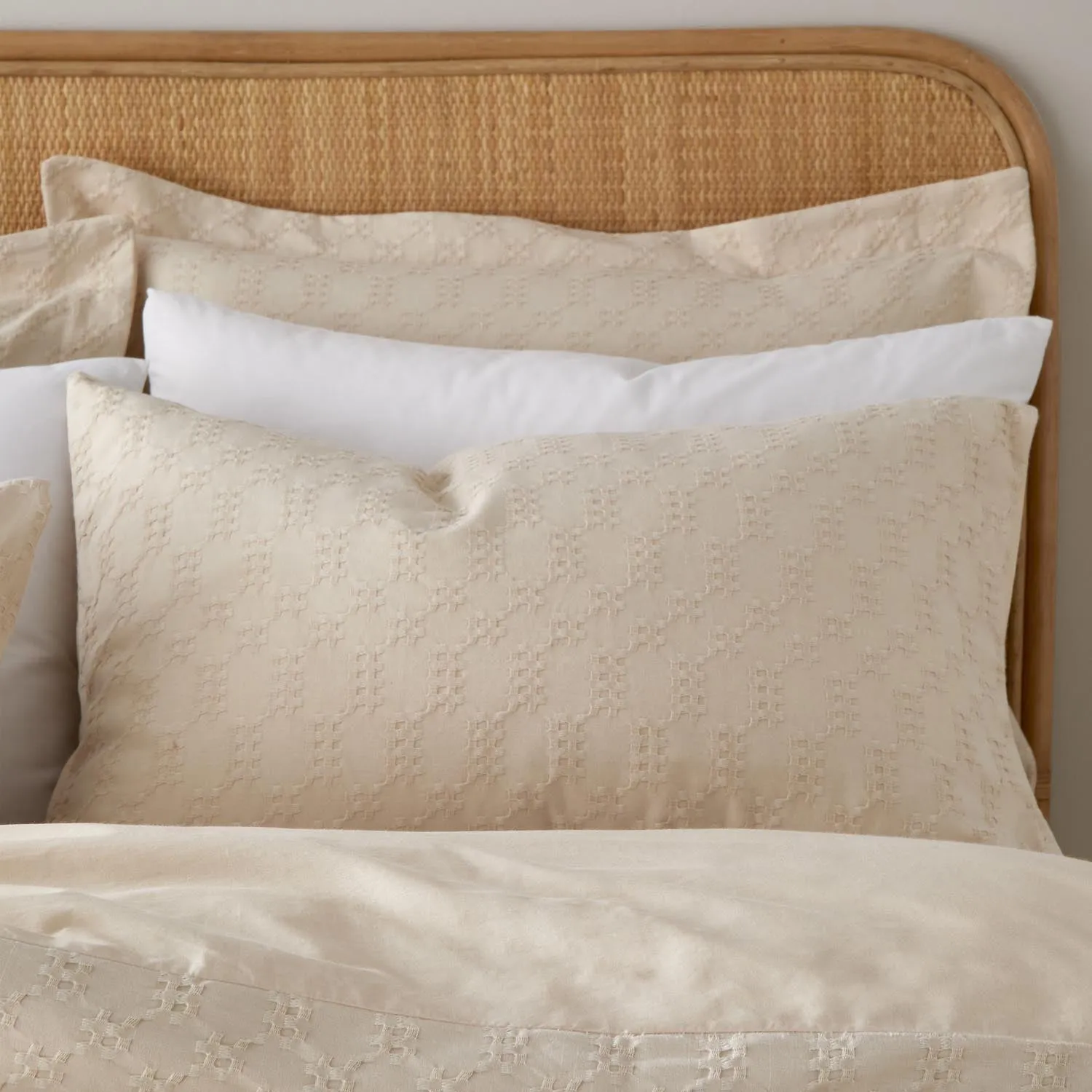 Textured Waffle Cotton Duvet Cover