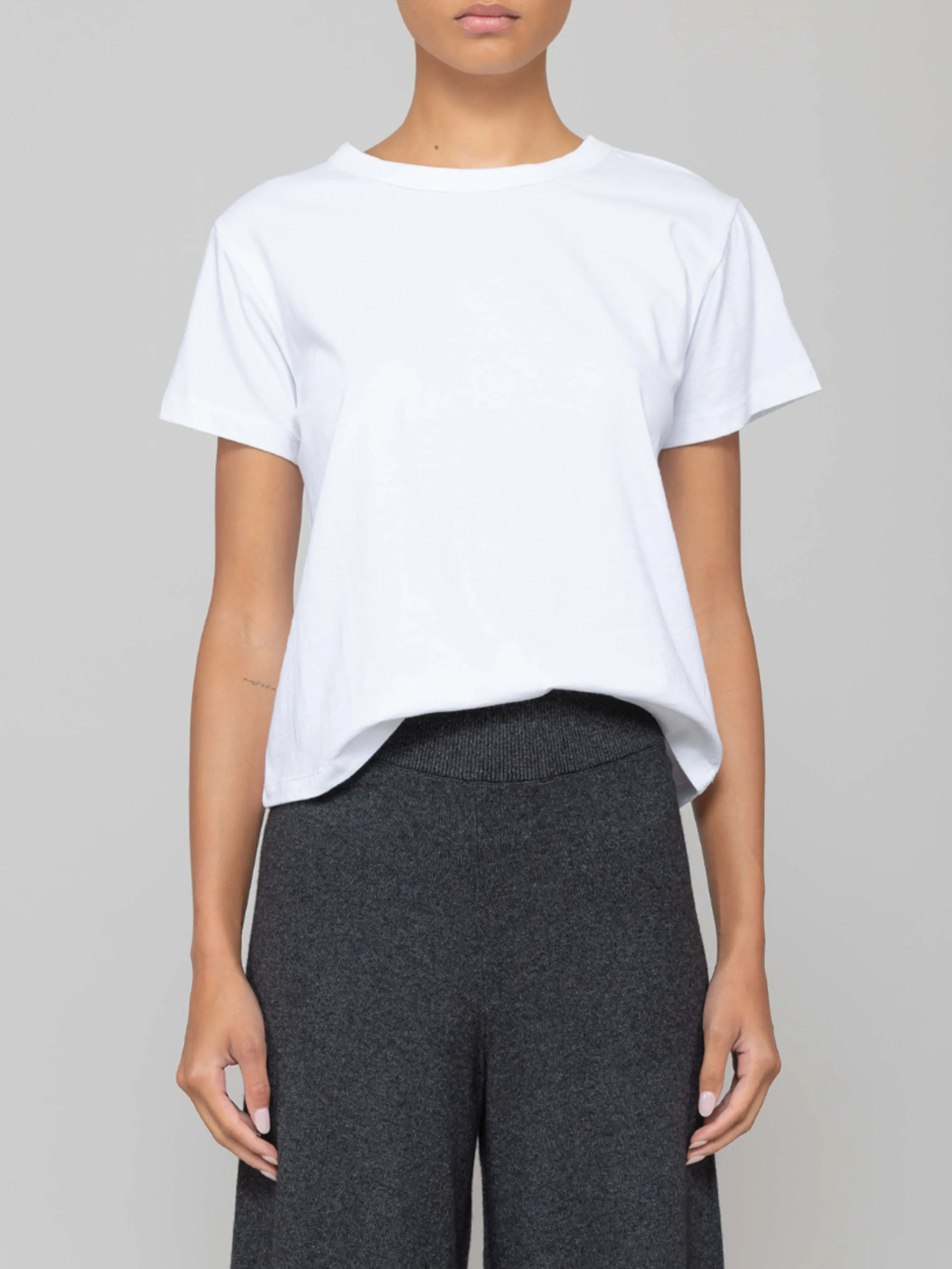 The Margo Tee in White