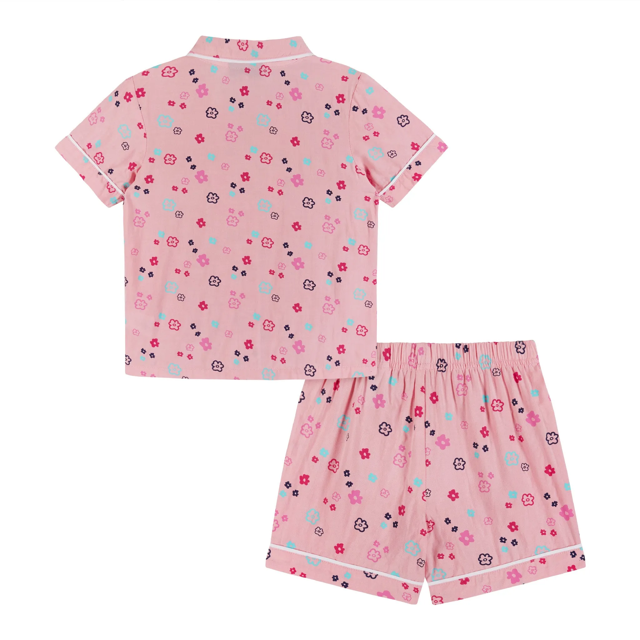 Two Piece Pajama Set | Pink Floral