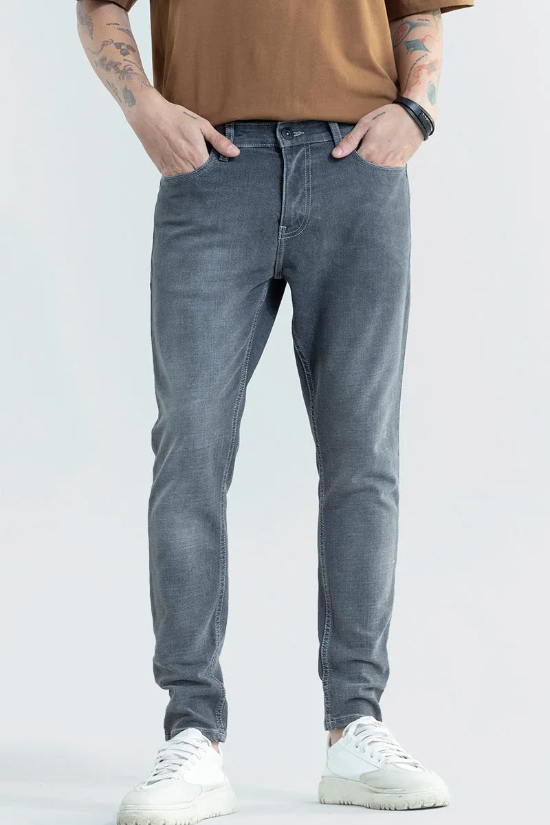 Urban Edge Ash Black Skinny Fit Jeans