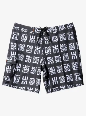 Waterman Channel Paddle 20 Boardshorts - Black Channel Paddle Bs