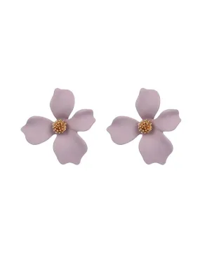 WealFeel Cute Frosted Flower Earrings