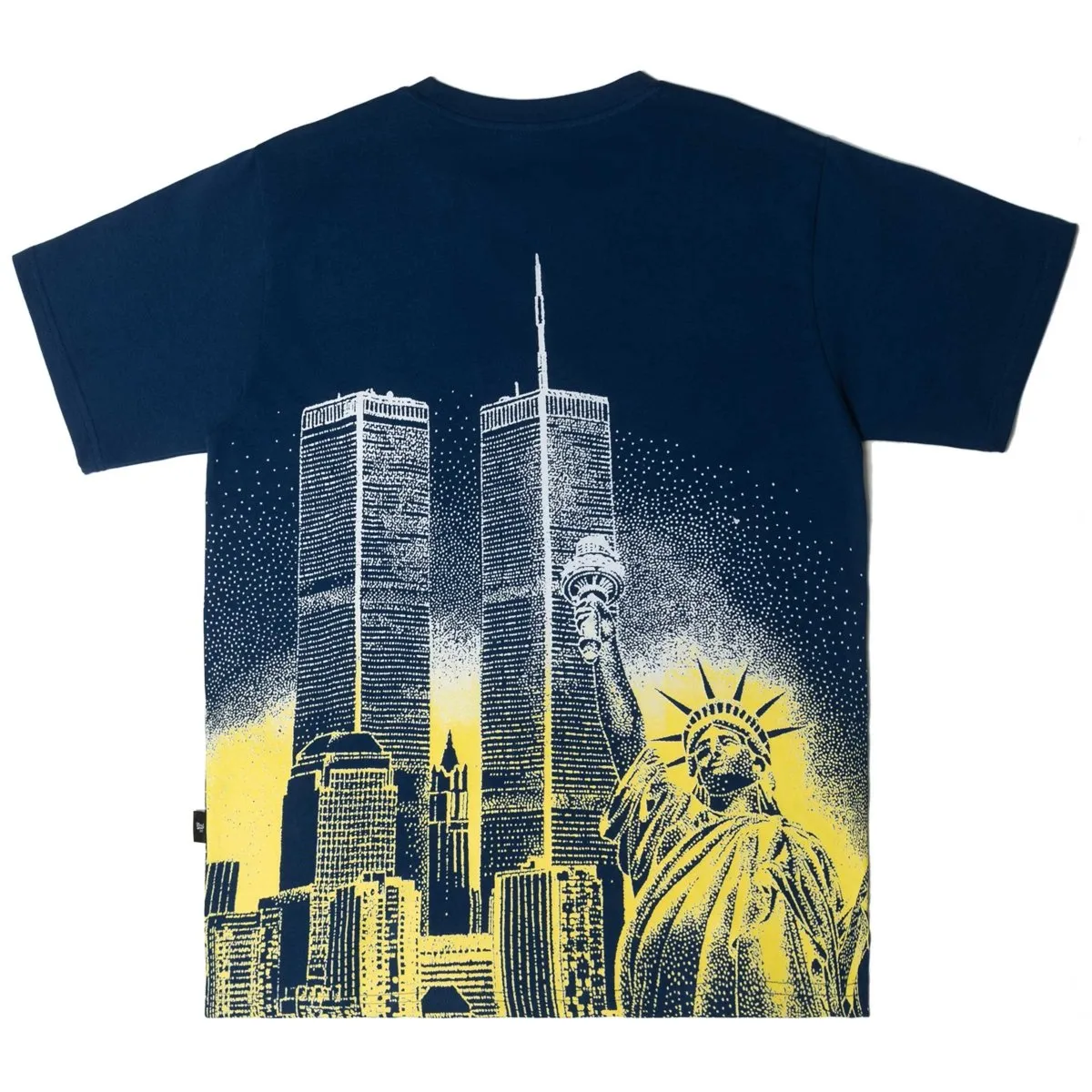 West NYC Skyline Tee Shirt Navy