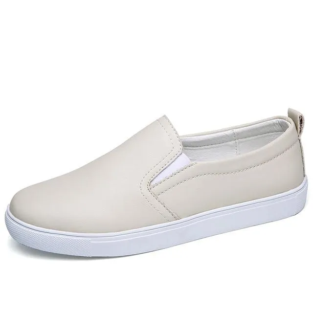 Women Spring Leather Shoes