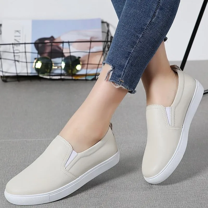 Women Spring Leather Shoes