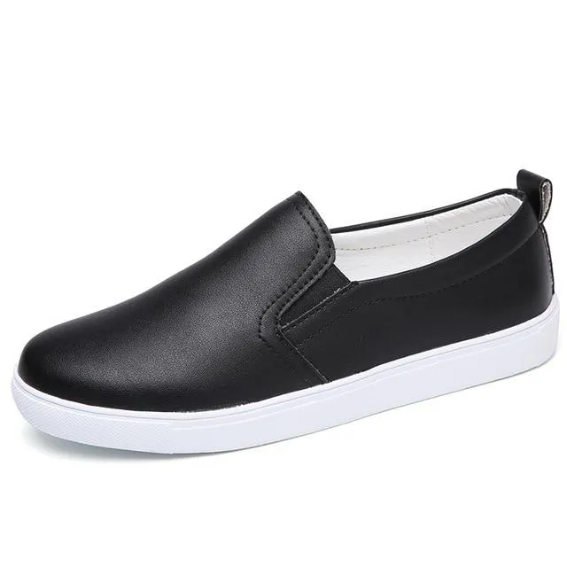 Women Spring Leather Shoes