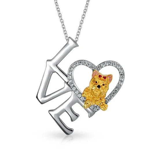 Women's Animal CZ Pendant Necklace